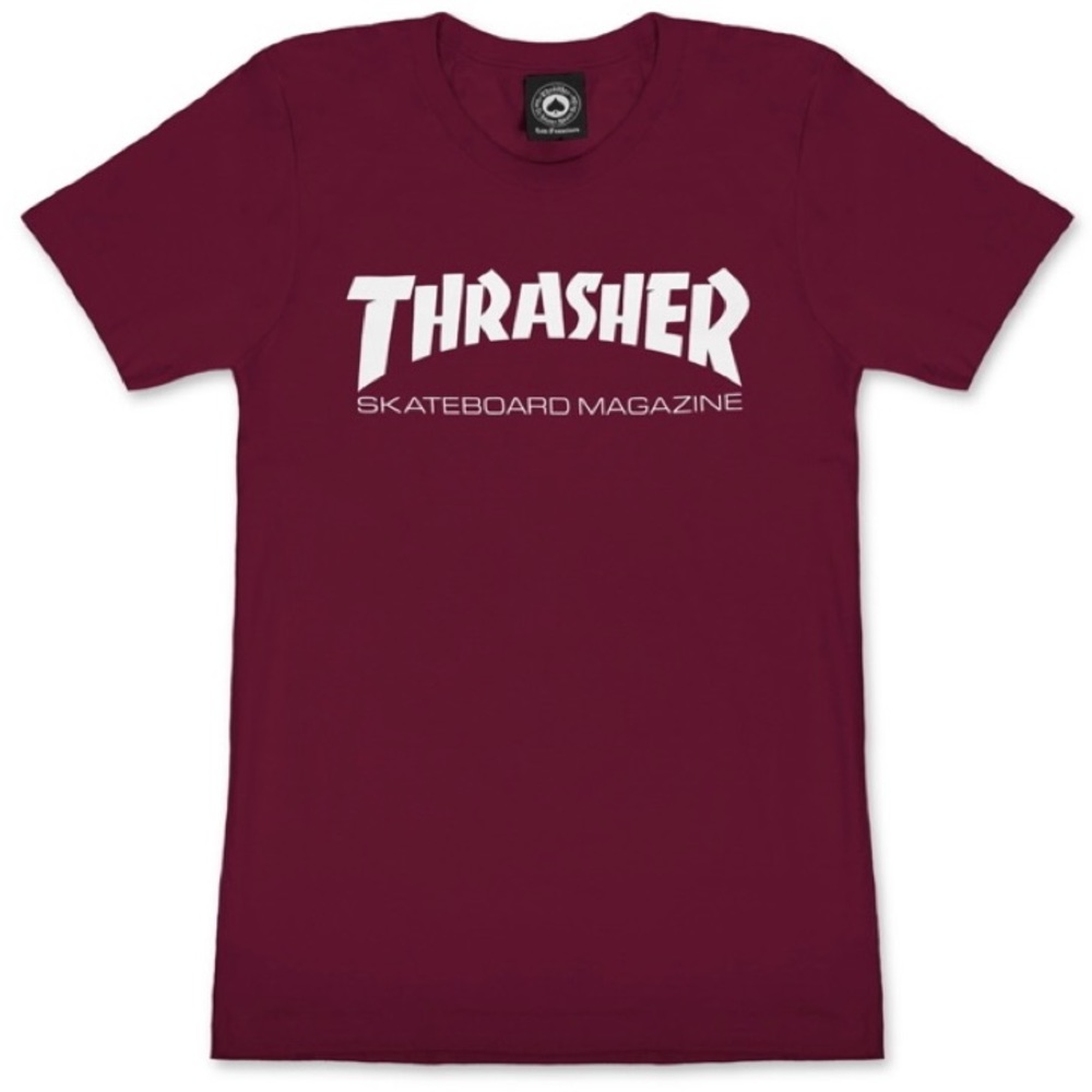Thrasher Skate Mag Burgundy T-Shirt